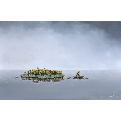 Carte de souhaits "Les îles aux tournesols" de Marie-Sol St-Onge